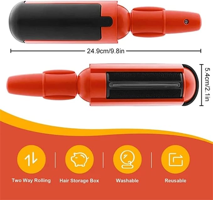 2023 New Pet Hair Remover Roller, Pet Hair Remover, Reusable Pet Hair Remover, Washable Dog/Cat Hair Remover, Fur Remover, Pet Hair Remover for Couch, Best Pet Hair Remover for Furniture (D-4PCS)