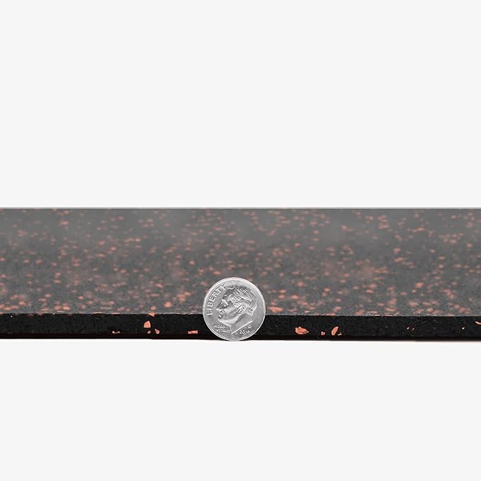 Flooring Inc's 1/4" Thick Tough Rubber Flooring Roll | Flexible Recycled Rubber Floor Mats for Home Gym | Heavy Duty Rubber Mat for Home Gyms, Sheds, Horse Stall Mat or Trailer