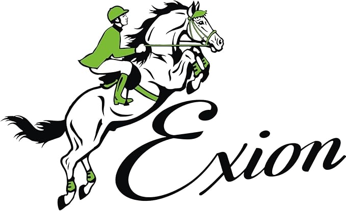 Exion FlexiStrong Stirrup Leathers for English Saddles – 1" Premium Calfskin with Nylon Core – Numbered Holes, Stainless Steel Buckles – Black/Brown – Horse Riding Gear (48"/120cm to 62"/155cm)