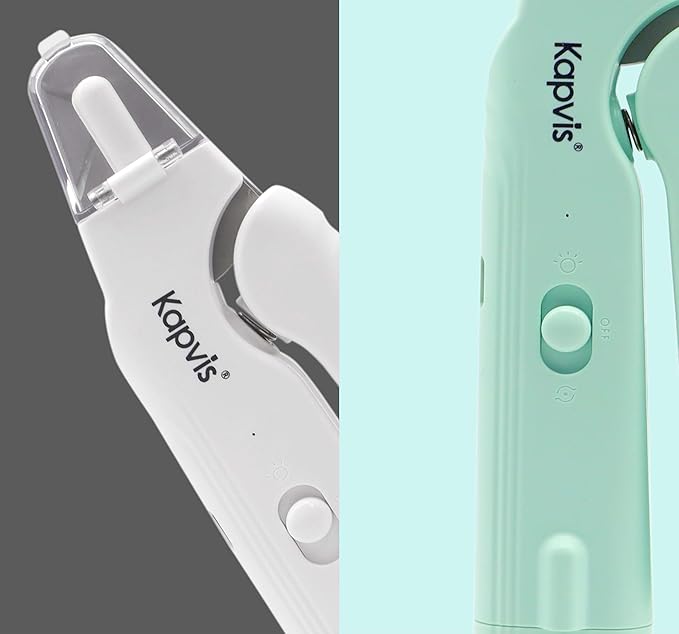 2-in-1 Dog Nail Trimmers & Dog Nail Grinder with LED Lights,Cat Nail Clipper with Guard,cat Nail Trimmer for Large Medium Small Dogs Cats Claw Trimmer Quick Sensor and Safety Guard