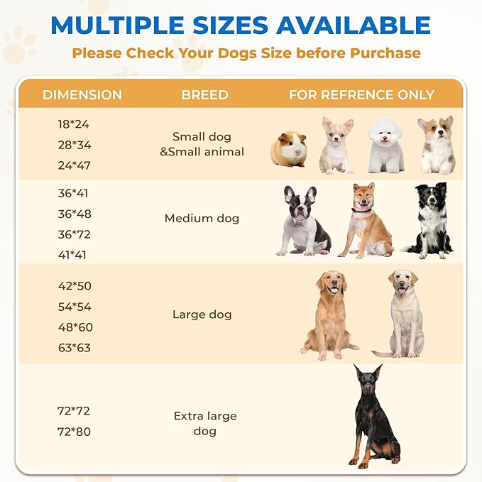 Fostanfly Non-Slip Washable Pee Pads for Dogs, 2 Pack 48''x60'' Extra Large Ultra-Absorbent and Leak-Proof Reusable Potty Training Pads for Dogs, Puppy and Cats of Add 8 Lanyards