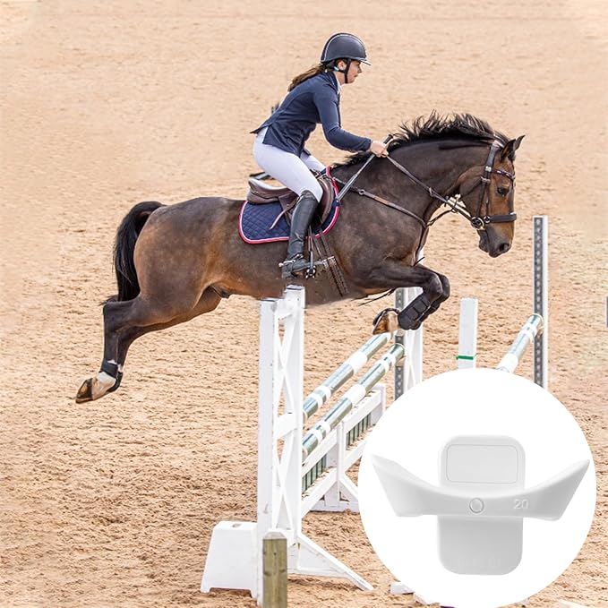 10Pcs Pinless Jump Cups Horse Competition Jump Cups 20mm Horse Jump Cups for Horse Jumper Equestrian Activities