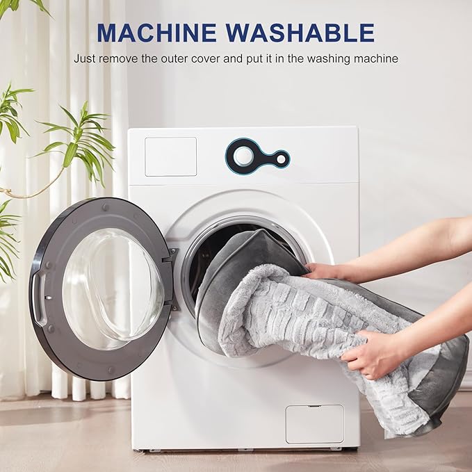 FURTIME Orthopedic Dog Beds Large Sized Dog, XL Washable Dog Sofa Bed for Large Dogs, Comfy Supportive Egg-Crate Foam Pet Couch Bed with Removable Cover, Waterproof Lining and Nonskid Bottom