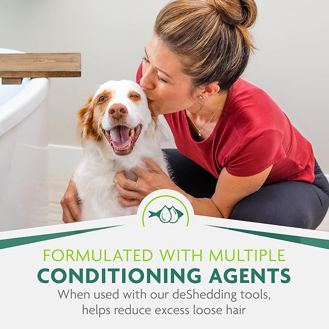 FURminator® deShedding Ultra Premium Conditioner for Dogs, 128 Oz, with Pump