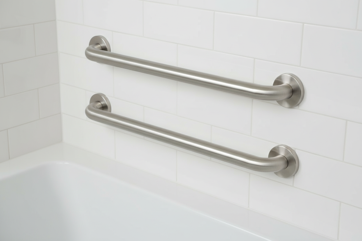 Grab bars for bathroom