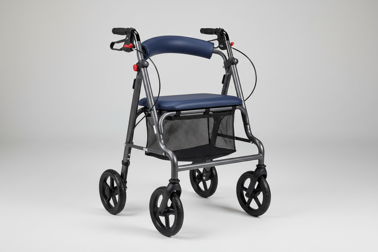 Rollator with seat