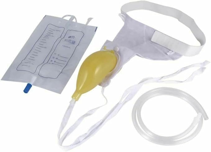 Reuseable Male Urinal Pee Holder Bag for Urinary Incontinen