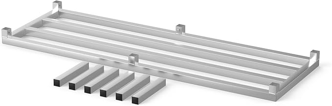 20 in X 60 in. Aquarium Stand | Industrial Style Aluminum Fish Tank Base with Open Frame Design