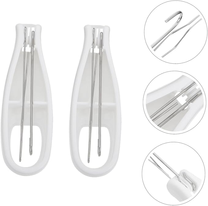 POPETPOP 2pcs Button Hook and Zipper Puller for Clothes Wearing Assistance Grip Handle Dressing Aid Tool for Arthritis and Mobility Convenient Button Fastening Helper for Coat and Shirt