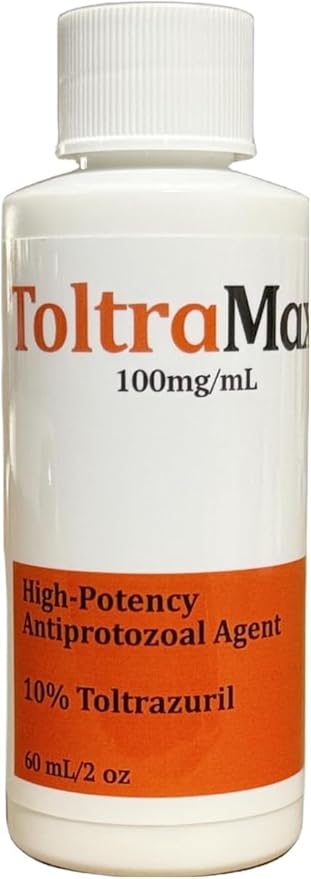 Toltrazuril 10.0% for Horses, Dogs, Cats, 60mL/2 Ounce, for Non-Food Chain Animals, Chicken