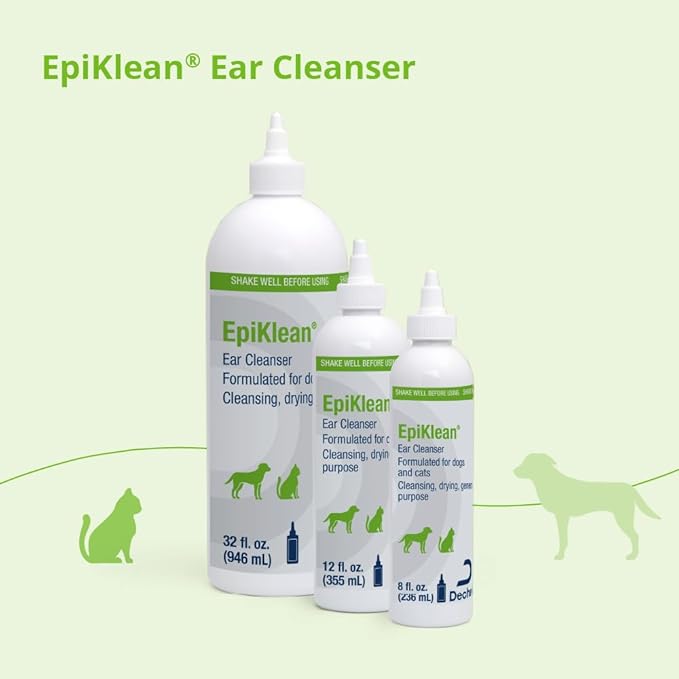 EpiKlean Ear Cleanser for Dogs and Cats, 12 oz