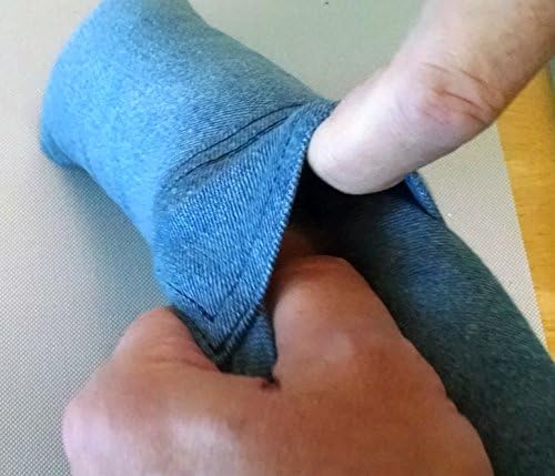 15" Catnip Kitty Kicker Toy With Refillable Catnip Pocket (Blue #1)