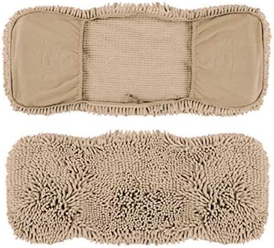 Tuff Pupper Quick Dry Towel for Dogs | Ultra Absorbent Microfiber Shammy | Extra Large 35x15 Size for All Breeds | Comfortable Hand Pockets | Indoor Outdoor Use | Durable Material | Machine Washable