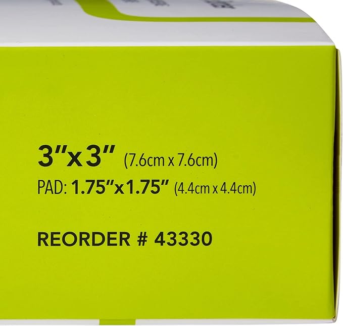 DermaRite's ComfortFoam Border, Foam Wound Dressing - Flexible and Soft Silicone, Self Adhesive, No Natural Rubber Latex - 3 in. x 3 in., 1 Count, 10 Packs, 10 Total