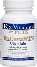 Rx Vitamins CurcuWIN Curcumin for Pets - Cat Immune Support - Dog Digestive Support - 90 ct