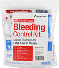 First Aid Only 91134 Critical Essentials Bleeding Control Kit for Limb & Torso Wounds, 8 Pieces
