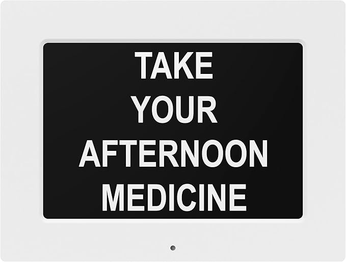 【New 2025】 Dementia Clock Large Clock for Seniors, Digital Clock with Custom Alarms, Clock with Day & Date for Elderly, Large Number Digital Clock White Extra Large