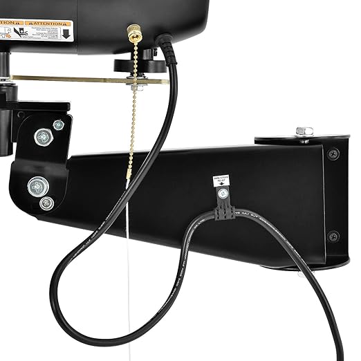 Global Industrial Deluxe Oscillating Wall Mount Fan, 24" Diameter, 1/2HP, 8,650CFM