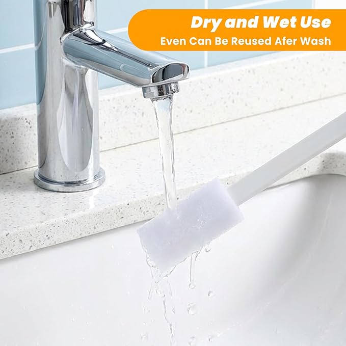 50 Pcs Disposable Crevice Cleaning Tool Crevice Brush Crevices Hole Cleaning Brush for Keyboards, Grooves, Stove, Table Corner and Small Spaces