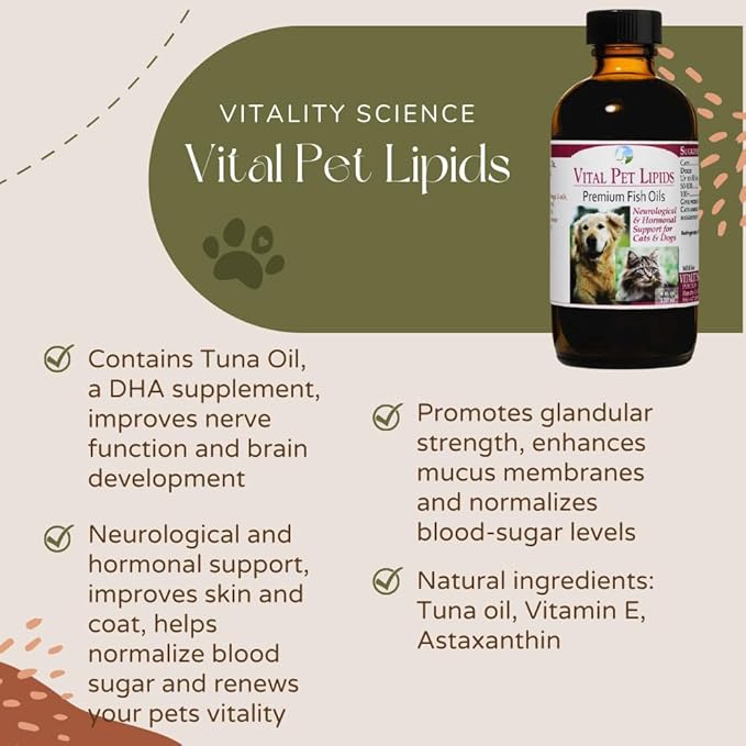 Vital Pet Lipids for Cats & Dogs 4oz