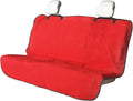 Back Seat Cover for Car Trucks Van SUV,Waterproof Rear Bench Towel Seat Covers for Dogs and Kids,Automotive Backseat Protector (Red)