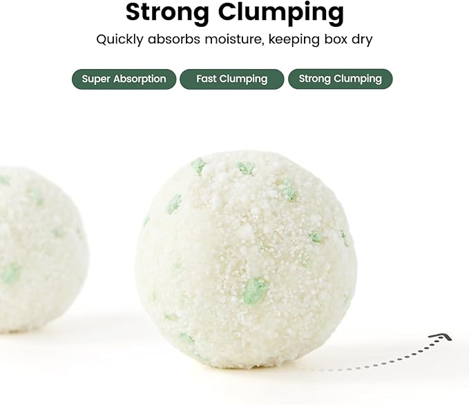 Gardner Pet Cassava Cat Litter, Clumping Cat Litter with Odor Control, Low Dust, Natural Plant-Based Litter, Fast Absorption & Low Tracking Kitty Litter, Unscented with Deodorizing Pellets (9LBS*4)