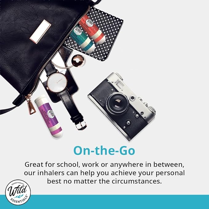 Wild Essentials 3 Pack of Appetite Craving Control Aromatherapy Nasal Inhalers Made with Therapeutic Grade Essential Oils to Help Keep The Hunger Cravings Away