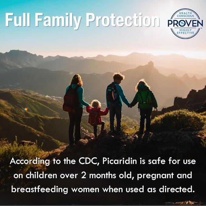 Proven Insect Repellent Lotion, Keep Mosquitoes, Ticks and Flies Off, DEET Alternative Repellent, Up to 14-Hour Protection, Great for Camping or Hiking, 6 Ounce, Gentle Scent Lotion, 2 Pack