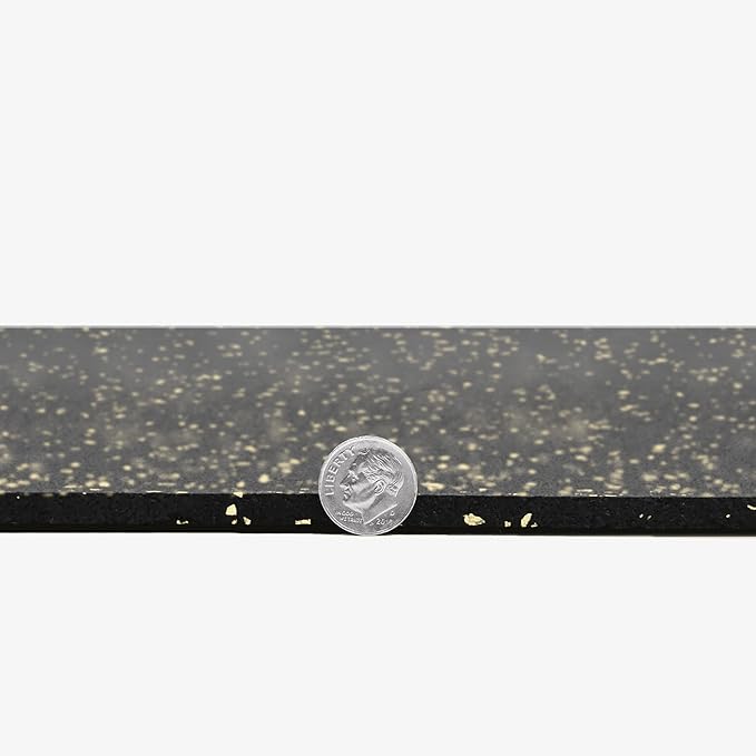 Flooring Inc's 1/4" Thick Tough Rubber Flooring Roll | Flexible Recycled Rubber Floor Mats for Home Gym | Heavy Duty Rubber Mat for Home Gyms, Sheds, Horse Stall Mat or Trailer