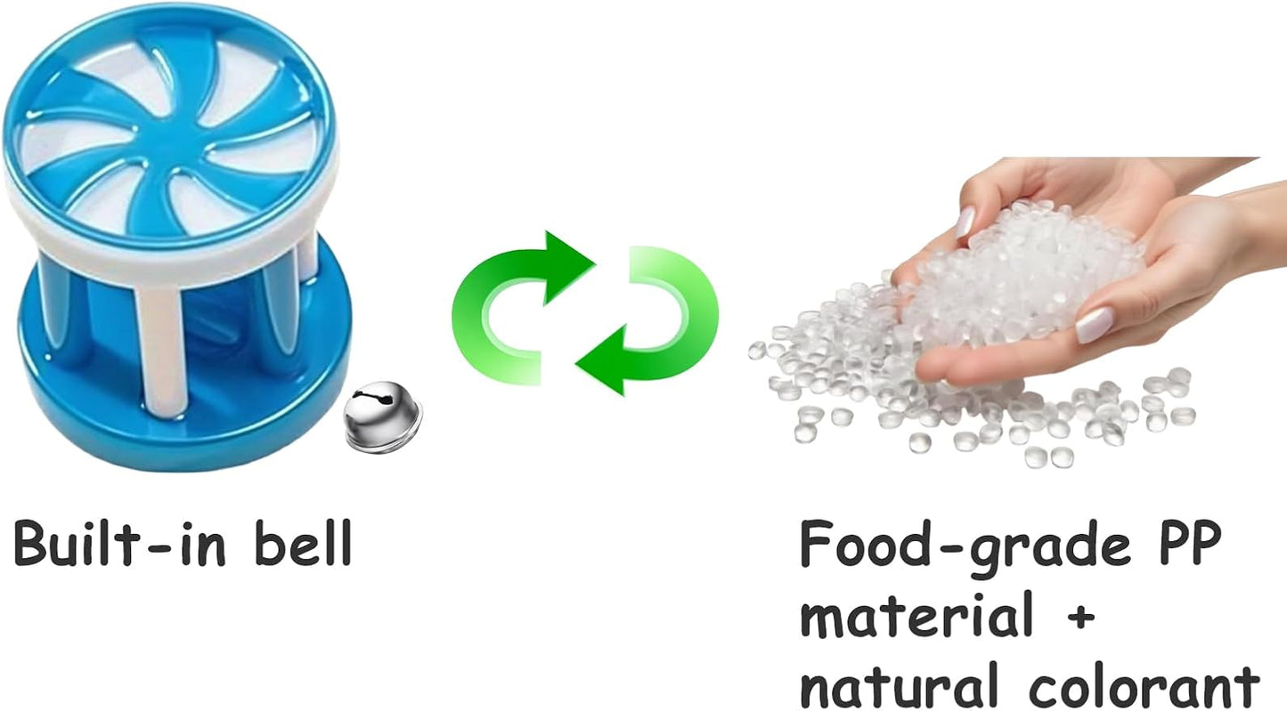 10-Pack Cat Toy Balls with Bells for Kittens and Cats (1.5'' - 2.2'', Cat Toys Mega Set)