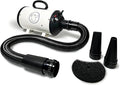 Flying Pig High Velocity Dog Pet Grooming Dryer w/Heater (Flying One, White w/Purple Logo)