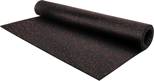 Flooring Inc's 1/4" Thick Tough Rubber Flooring Roll | Flexible Recycled Rubber Floor Mats for Home Gym | Heavy Duty Rubber Mat for Home Gyms, Sheds, Horse Stall Mat or Trailer