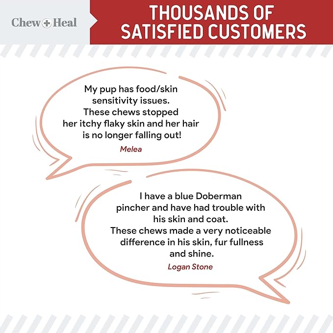 Best Itchy Skin Relief for Dogs -360 Soft Chew Omega Treats for Skin and Coat -Salmon Oil Blend of Fatty Acids, Omega 3, 6, Vitamins, Antioxidants -Made in USA (2 Packs of 180, Bacon Flavor)