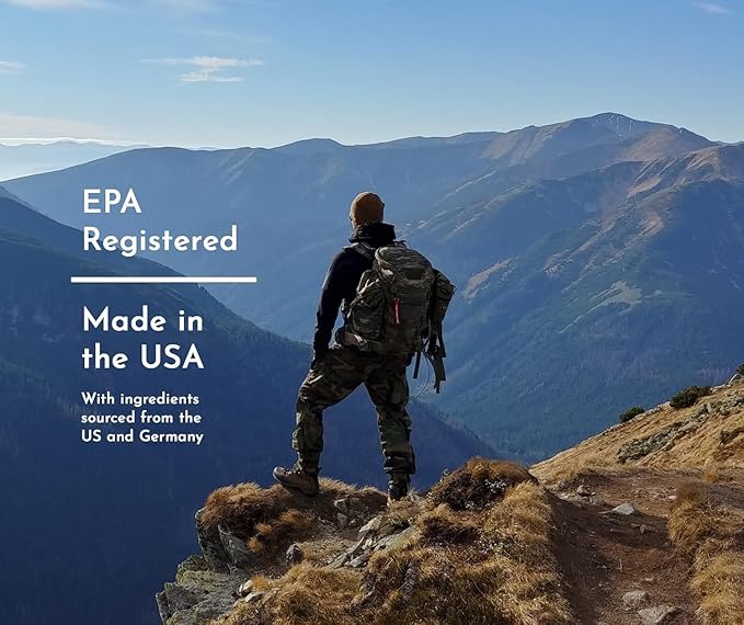 Proven Insect Repellent Spray, Keep Mosquitoes, Ticks and Flies Off, DEET Alternative Repellent, Up to 14-Hour Protection, Great for Camping or Hiking, 2 Ounce, Gentle Scent Spray, 2 Pack