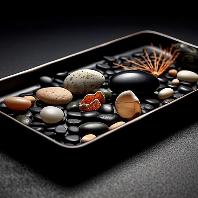 10 lbs Small Black Pebbles for Indoor Plants. 3/8 inch Decorative Black River Rocks for Succulent Potted Plant, Vase, Landscaping and Outdoor Garden Rocks