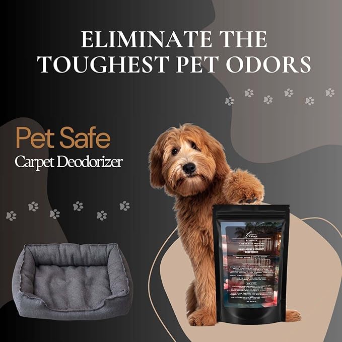 Goddess Carpet Freshener Powder: Powerful Odor Eliminator for Home, Upholstery Deodorizer, Carpet Deodorizer, Pet Urine, Cat Litter Box - Sweet Grace Fragrance