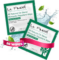 LA Fresh DEET Free Natural Mosquito Repellent Wipes - Long Lasting Bug Repellant - Pack of 50