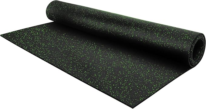 Flooring Inc's 1/4" Thick Tough Rubber Flooring Roll | Flexible Recycled Rubber Floor Mats for Home Gym | Heavy Duty Rubber Mat for Home Gyms, Sheds, Horse Stall Mat or Trailer