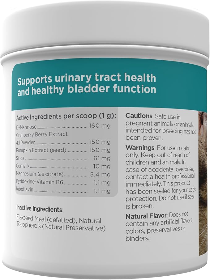 maxxipaws maxxiUtract Urinary & Bladder Support - Powder Supplement for Cats, 2.1oz
