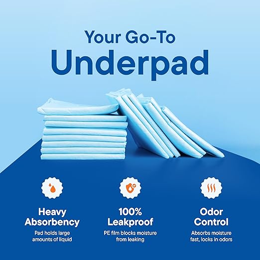 Chucks Pads Disposable [100-Pack] Adult Incontinence Underpads 30"x 36" Extra Large Absorbent Fluff Protective Bed Pads, Toddler Mattress Pads - Pee Pads for Kids & Adults - Dog & Puppy Training Pads