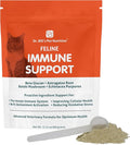Dr. Bill’s Feline Immune Support | Boosts Cat Immunity and Health with Colostrum, Beta Glucan, Turkey Tail Mushroom, Zinc & Vitamin C | Powder Supplement for Cats of All Ages