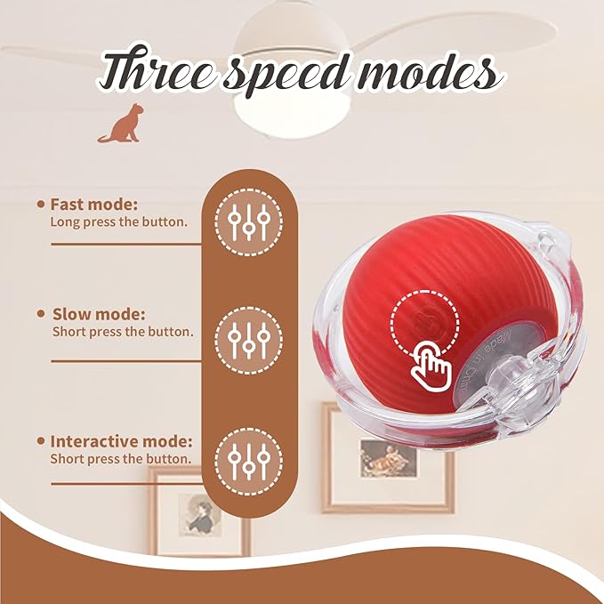 28-Inch Automatic Cat Toys Cat Play Mat with Motion-Activated Rolling Ball–Interactive Hide-and-Seek Cat Toy for Indoor Cats’ Exercise