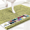 Muddy Mat® Original Dog Door Mat for Muddy Paws, Super Absorbent Microfiber, Non-Slip Washable Pet Rug, Quick Dry Chenille Entryway Carpet, Machine Washable Indoor Outdoor mat, Yellow 18"x28"