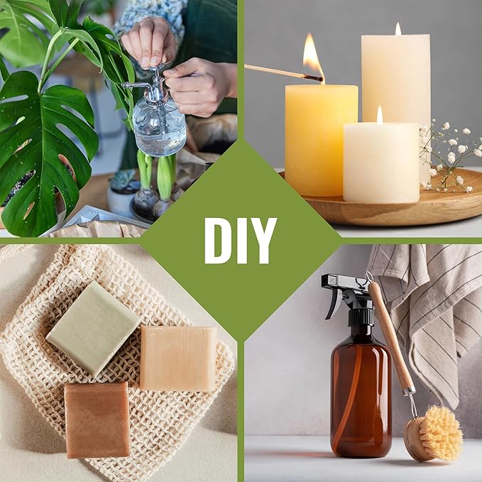 Peppermint Essential Oil, 16 oz Bottle for Diffusers, House Cleaning, Candles, 1 Pack, Aromatherapy Oil