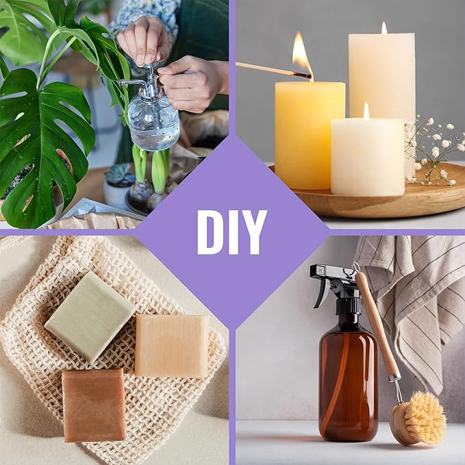 Lavender Essential Oil 16 oz Bottle for Diffusers, Candles, & Home – Aromatherapy Oil 1 Pack