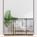 Baby Gates Extra Wide 53-57.5 Inch Large Baby Gate for Stairs Tension Pet Dog Gates Indoor for Doorways No Drilling Pressure Mounted Pet Gates for Kids