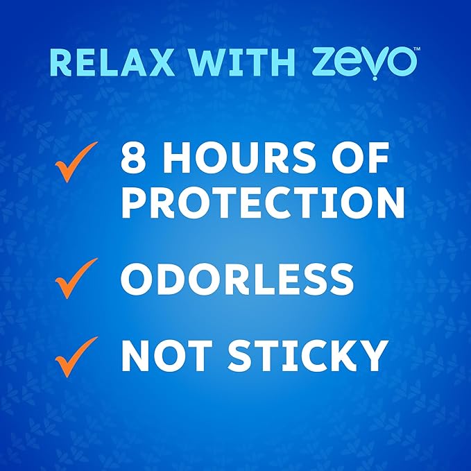 Zevo On-Body Tick & Mosquito Repellent Spray - 8-Hour Insect & Bug Spray - Odorless, Non-Sticky Formula for The Whole Family (1 Pump Bottle & 2 Aerosol Bottles)