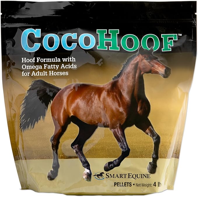 Uckele by SmartEquine CocoHoof | Hoof Supplements for Horses | Biotin for Horses Hooves | Horse Vitamins and Minerals Supplement | Provides Amino Acids, Fatty Acids and Vitamins | 4 lb Bag