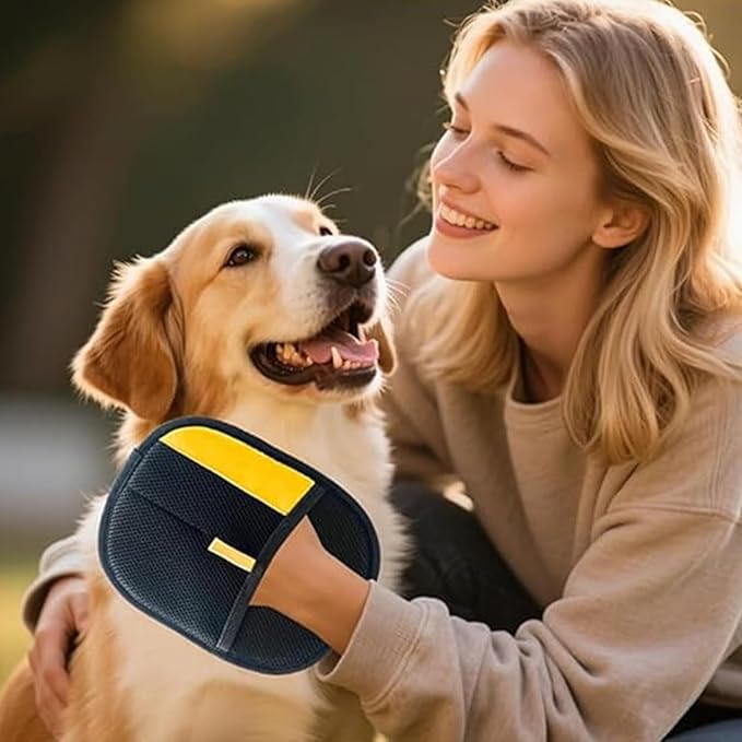 2 Pcs Pet Hair Removal Glove, 2025 New Pet Hair Remover Electrostatic Gloves, Upgrade Electrostatic Gloves Pet Hair, Reusable Cat Dog Grooming Gloves Pet Hair for Cats & Dogs