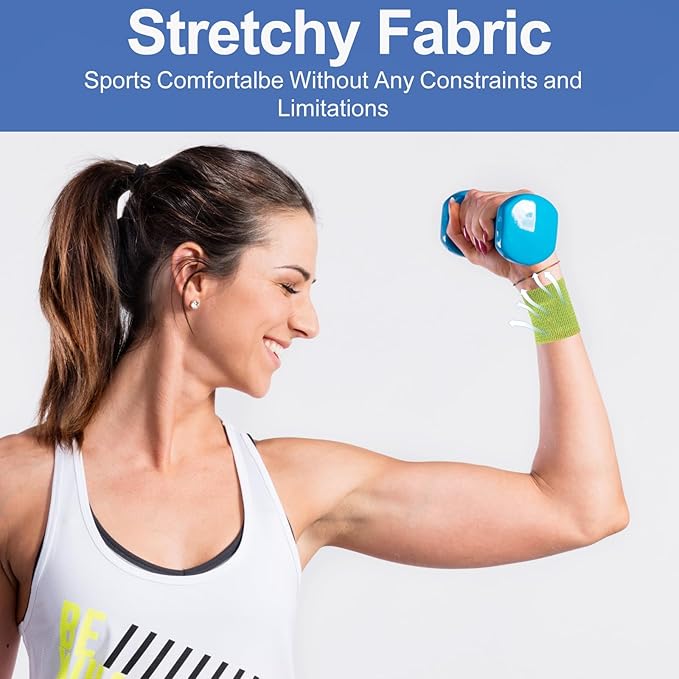 LDIWEE 24 Pack Self Adhesive Bandage Wrap 2 Inch, Vet Wrap for Dogs & Horses, Elastic Cohesive Tape for Athletic Sports, First Aid Medical, Ankle Sprains, Wrist Support